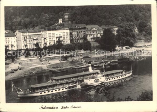 Dampfer Seitenrad Dresden Schandau Sächsische Schweiz