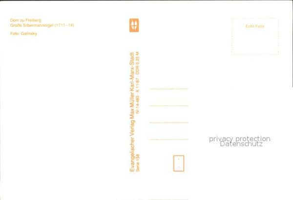 Kirchenorgel Silbermannorgel Dom Freiberg – Bild 2