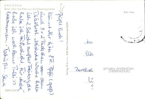 Motorschiffe Wilhelm Pieck Dresden Elbe Schiffsanleg – Bild 2