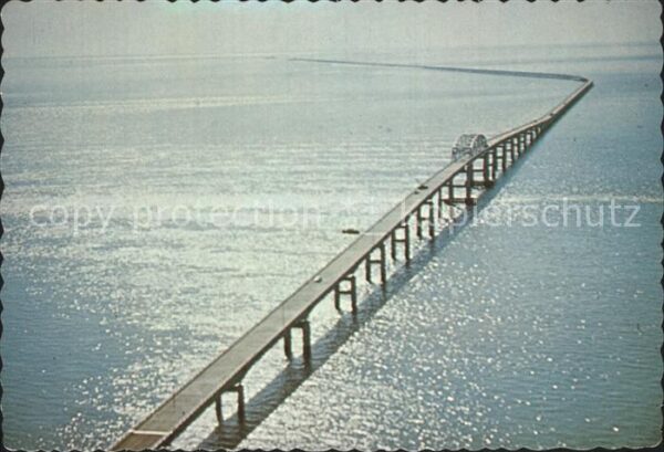 Bruecken Bridges Ponts Chesapeake Bay Bridge-Tunnel