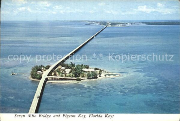Bruecken Bridges Ponts Seven Mile Bridge and Pigeon Key Florid