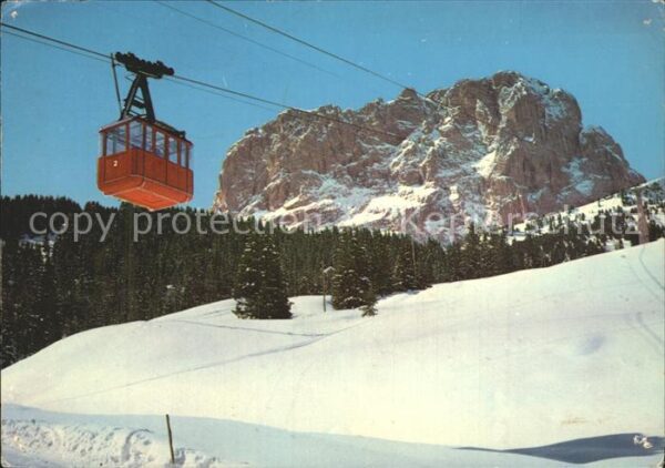 Seilbahn Dolomiti Funivia Plan de Gralba Sassolu