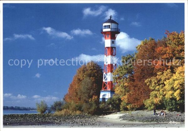 Leuchtturm Lighthouse Wittenbergener Elbufer