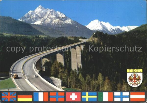 Bruecken Bridges Ponts Europabrücke Innsbruck Serles Stubaier