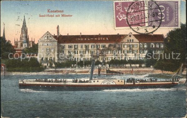 Konstanz Bodensee Inselhotel mit Münster