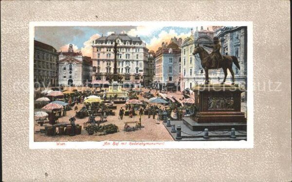 Wien am Hof mit Radelzkymonument