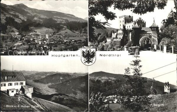 Hopfgarten Brixental Schloss Itter Hohe Salve Skilift