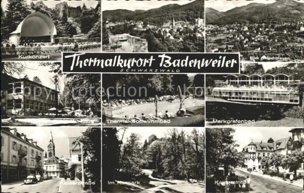Badenweiler Kurkonzert Hochblauen Markgrafenbad Kai