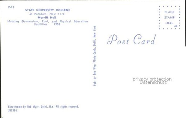 Potsdam New York State University College Merrit Hall – Bild 2