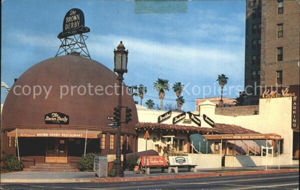 Los Angeles California Brown Derby Restaurant