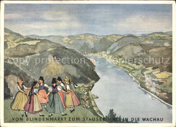 Wachau Oesterreich Vom Blindenmarkt zum Stausee und in die