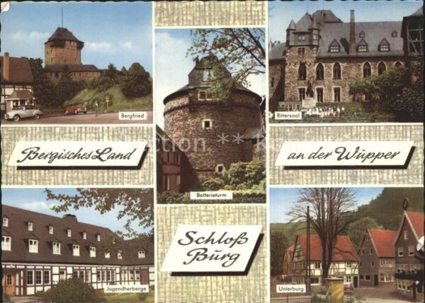Wuppertal Schloß Burg Unterburg Rittersaal Batter