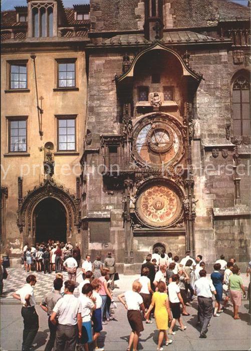 Praha Prahy Prague Aposteluhr am Rathaus