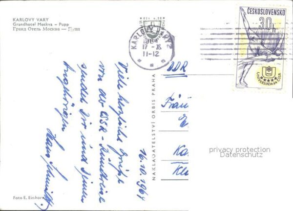 Karlovy Vary Grandhotel Moskva Pupp – Bild 2