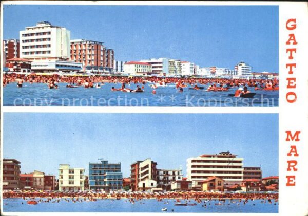 Gatteo Mare Hotels am Strand