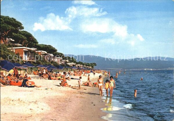 Follonica Strand und Bungalows