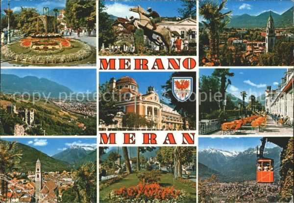 Merano Meran mit Seilbahn