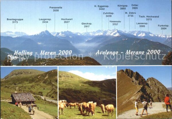 Merano Meran Wander und Tourengebiet Hafling Chalet