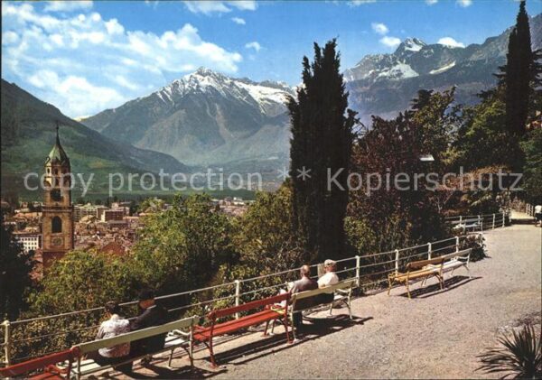 Merano Meran Tappeinerweg gegen Zugspitze