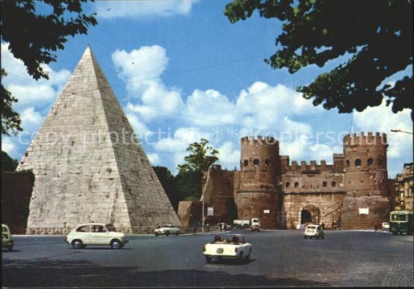 Roma Rom Piramide di Caio Cestico e Porto S. Pao