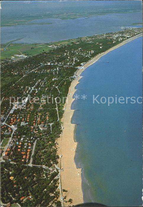 Lignano Sabbiadoro Fliegeraufnahme Strand