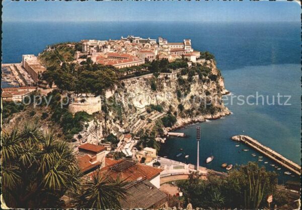 Monaco Fliegeraufnahme Le Rocher