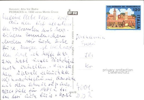Pedraces  mit Monte Croce – Bild 2