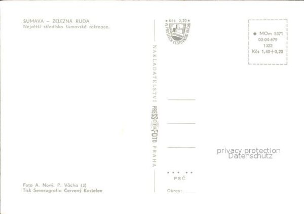 Zelezna Ruda Markt Eisenstein Sumava Skigebiet – Bild 2