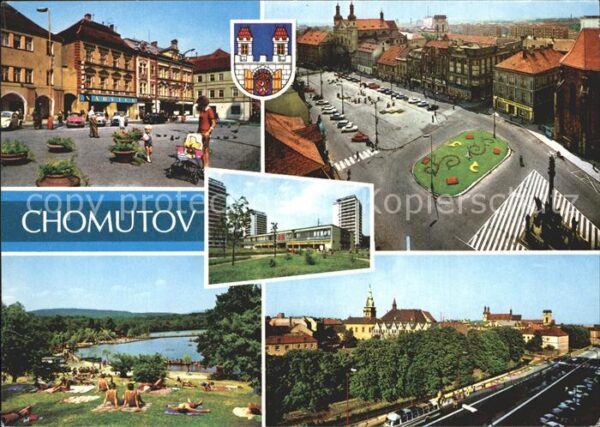 Chomutov Strassenpartien Freibad