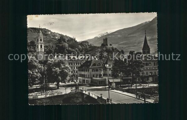 Merano Meran Partie an Brücke