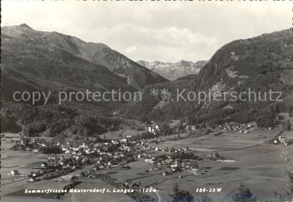 Mauterndorf Fliegeraufnahme bei LUngau