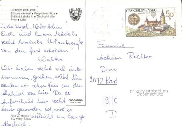 Kralovehradecko Hradec Kralove Kirchen Hochhäuser Flusspartie – Bild 2
