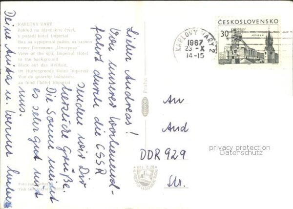 Karlovy Vary Heilba Imperial-Hotel Kurgebiet – Bild 2