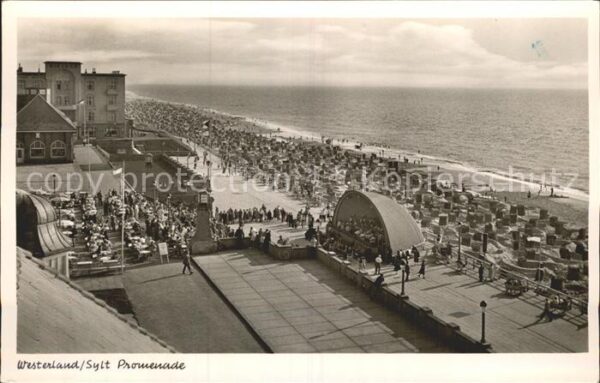 Westerland Sylt Seepromenade Konzertmuschel