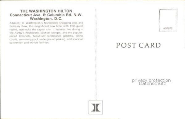 Washington DC Hilthon Hotel – Bild 2