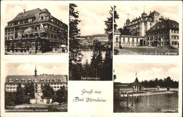 Bad Duerrheim Erholungsheim Kurhaus Park-Hotel-Kreuz