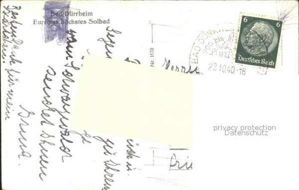 Bad Duerrheim Erholungsheim Kurhaus Park-Hotel-Kreuz – Bild 2