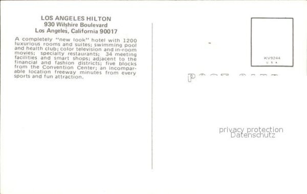 Los Angeles California Hilton Hotel – Bild 2