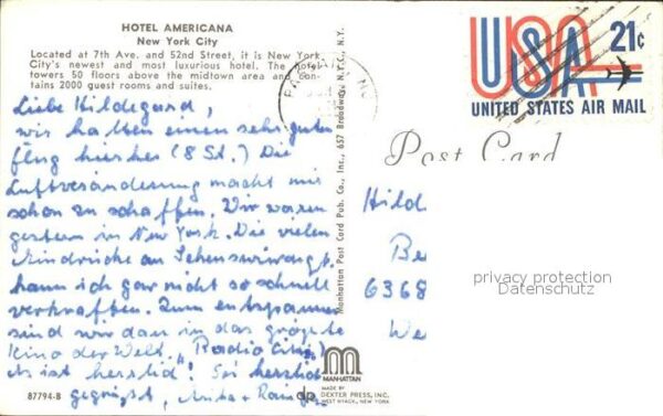 New York City Hotel Americana – Bild 2