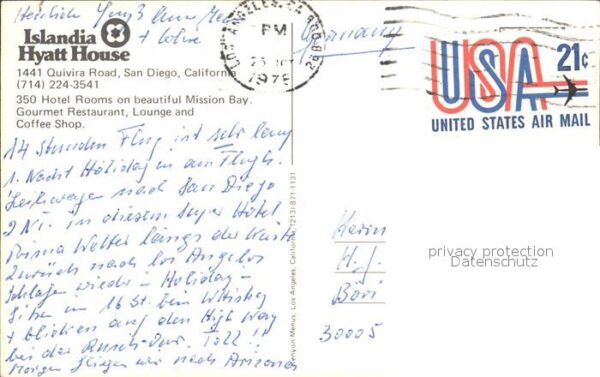 San Diego California Islandia Hyatt House Fliegeraufnahme – Bild 2