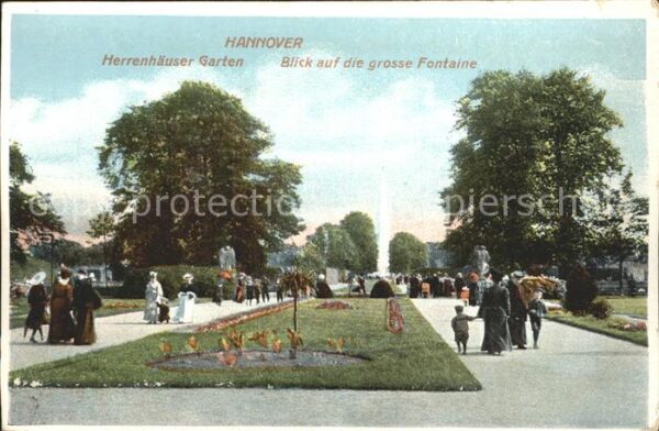 Hannover Herrenhäuser Garten mit Grosse Fontaine