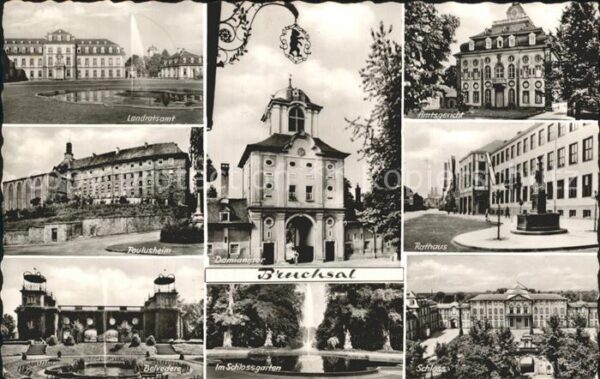 Bruchsal Paulusheim Amtsgericht Schlossgarten Be