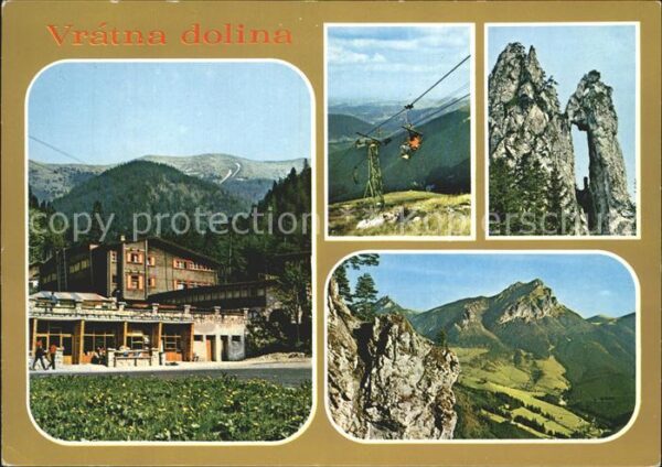 Tatra Mala Felsen Chata Vratna Seilbahn