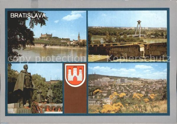 Bratislava Pressburg Pozsony Brückenpartie