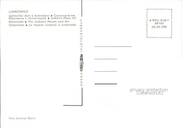 Luhacovice Haus Jurkovic und Kolonnaden – Bild 2