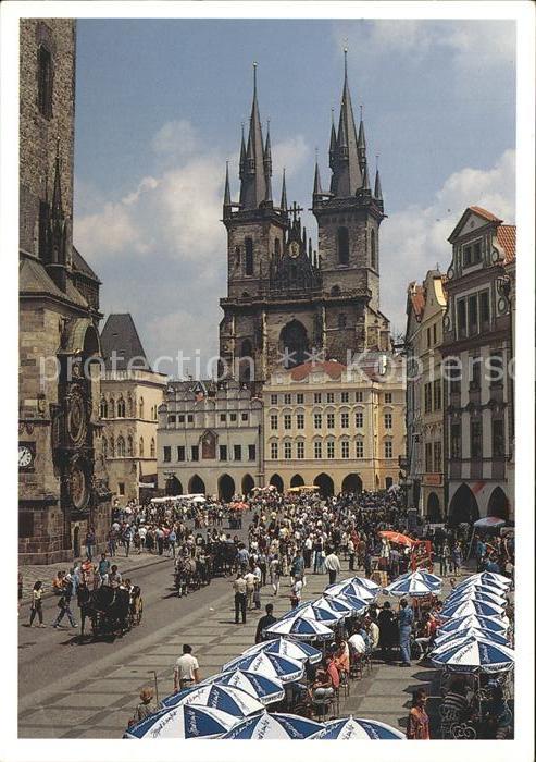 Praha Prahy Prague Altstädter Ring Kirche der Jungfrau Mar