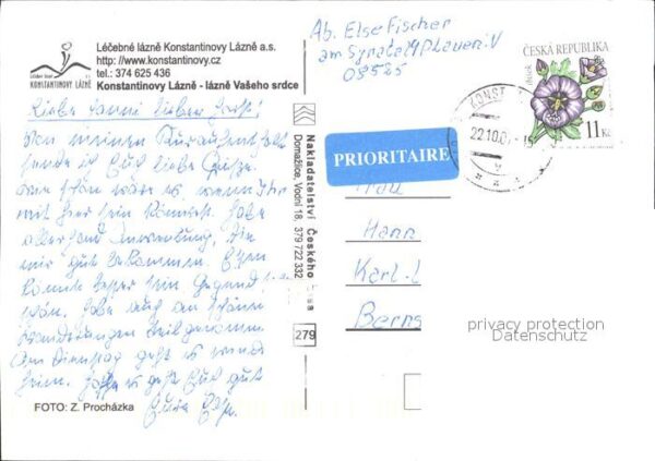 Konstantinovy Lazne Kuranlagen – Bild 2