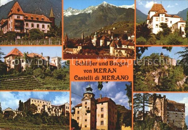 Merano Meran Schlösser und Burgen