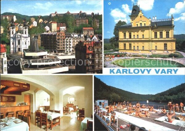 Karlovy Vary Stred Lazni Restaurant Kirche Strand