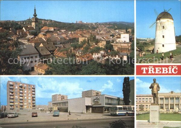 Trebic Trebitsch Celkovy Pohled Mühel Denkmal Neubauten